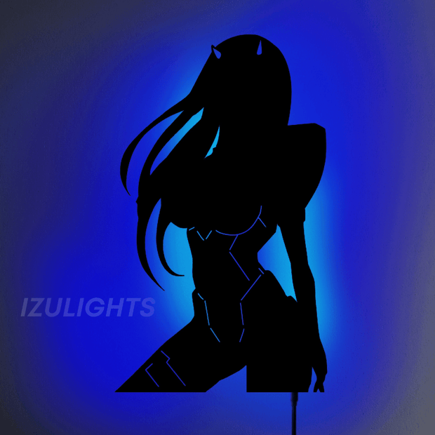 Zero Two LED Wall Silhouette - IZULIGHTS