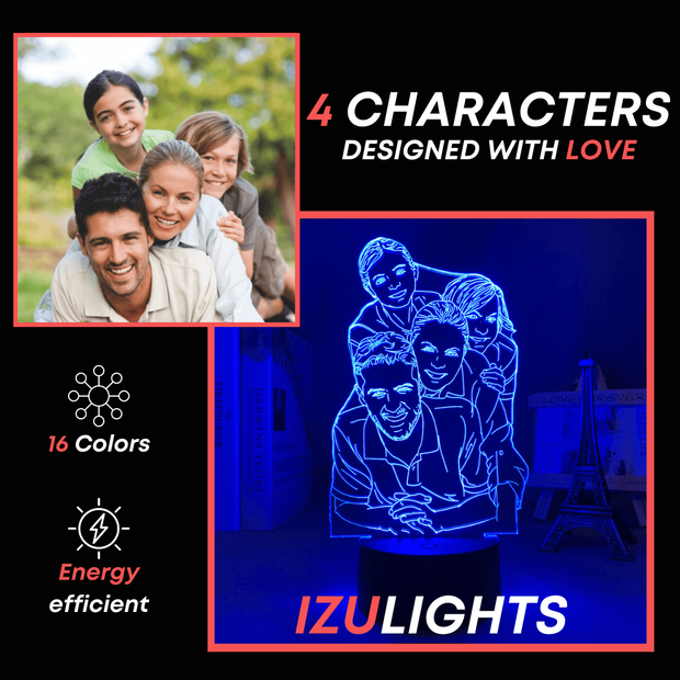 Custom Personalized Light - IZULIGHTS