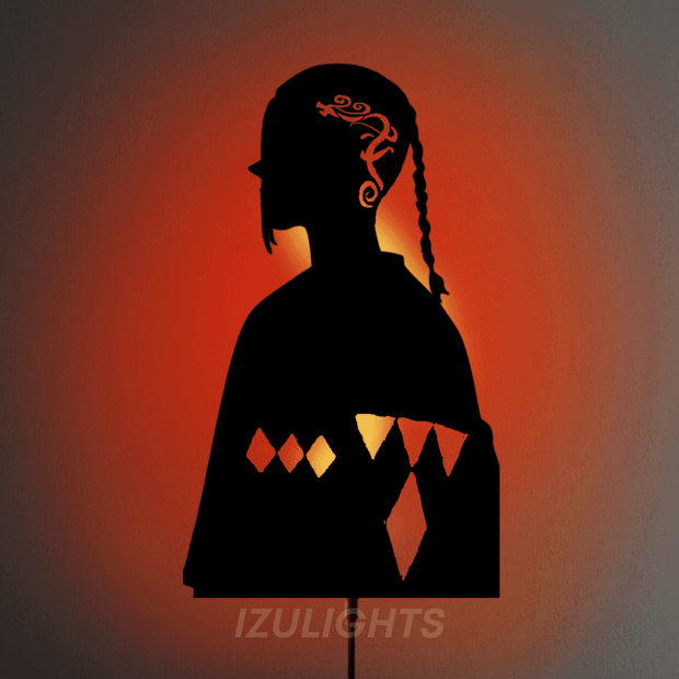 Draken LED Wall Silhouette - IZULIGHTS