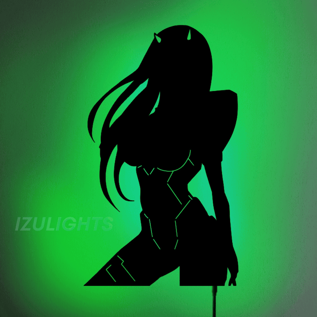 Zero Two LED Wall Silhouette - IZULIGHTS