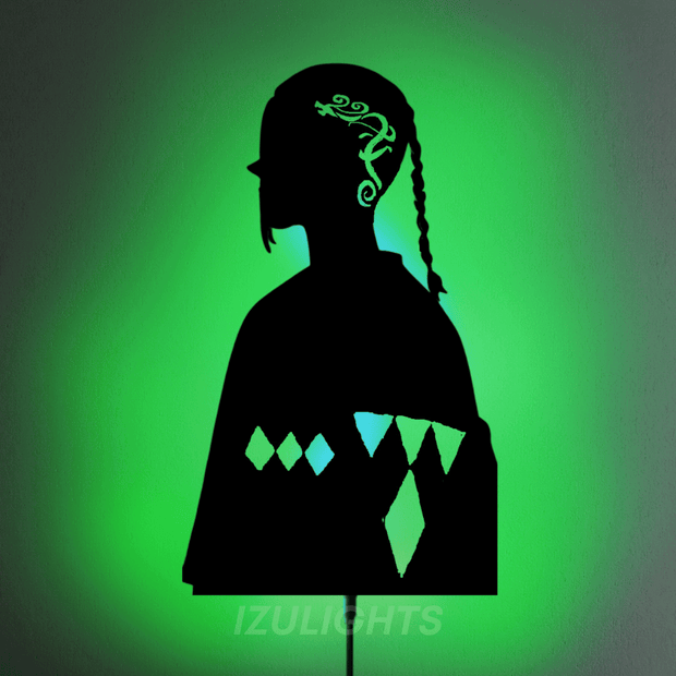 Draken LED Wall Silhouette - IZULIGHTS