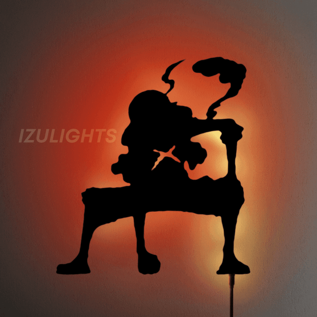 Luffy LED Wall Silhouette - IZULIGHTS