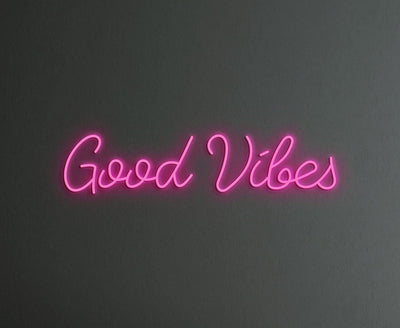 'Good Vibes' NEON Sign - IZULIGHTS